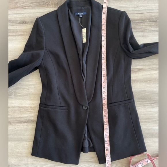 NWT Madewell Black Blazer Size 6 - Picture 4 of 5